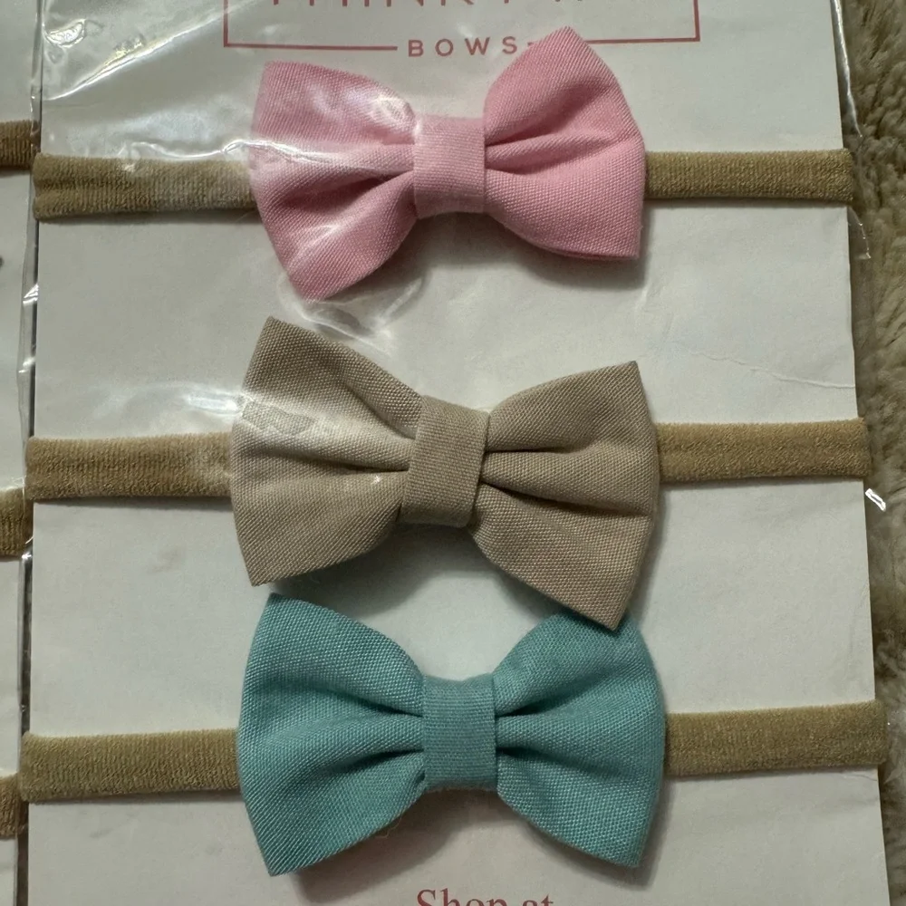 Baby Toddler Girls Hair Bows 3 Different Packs